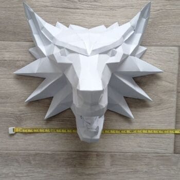 Трофей Медальйона із Відьмака 3Д Papercraft