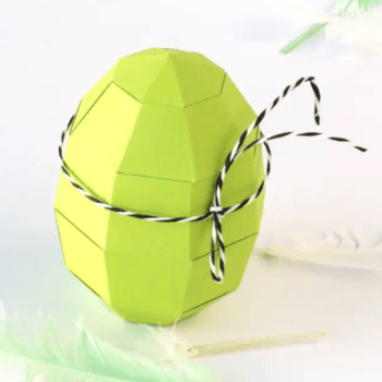 Фігура Пасхальне яйце маленьке 3Д Паперкрафт