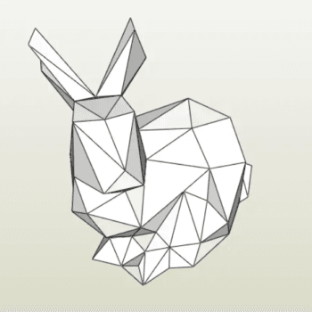 кролик паперкрафт