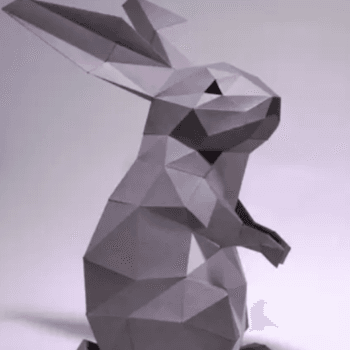 Паперкрафт зачйчик стоячний