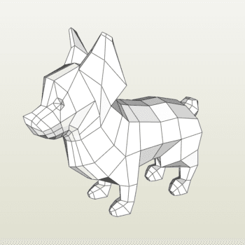 КОРГІ ПАПЕРКРАФТ