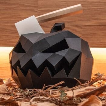 паперкратф тиква з сокирою