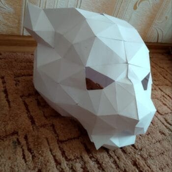 паперкрафт маска ягурара