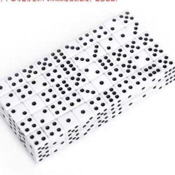 Кубики 1,6 см. для настільних ігор