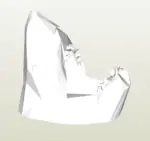 Трофей голови акули паперкрафт