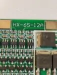 BMS плата 6S 22.2V для літій-іонних акумуляторів