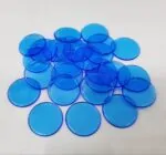 фішки прозорі круглі