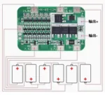 BMS плата 6S 22.2V для літій-іонних акумуляторів