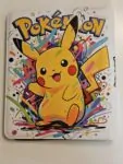 Преміум альбом (біндер) для карток у топлоадерах на 360 місць — Pikachu Graffiti (3х3)