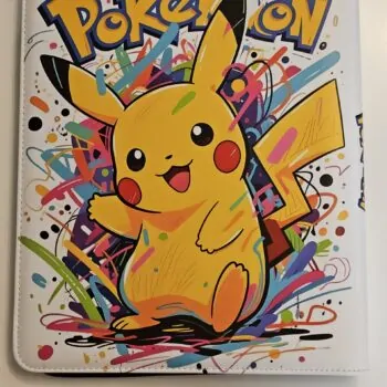 Преміум альбом (біндер) для карток у топлоадерах на 360 місць — Pikachu Graffiti (3х3)