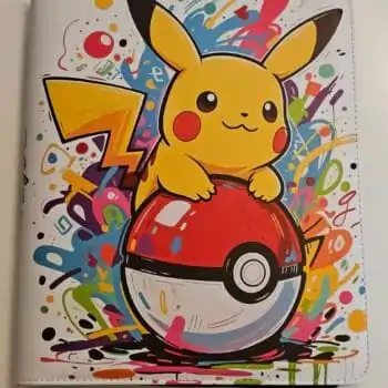 Преміум альбом (біндер) для карток у топлоадерах на 360 місць — Pikachu Graffiti (3х3)